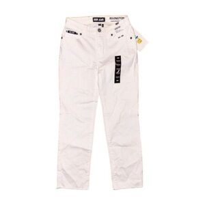 DKNY Rivington Slim Straight Crop Jeans | Optic White 24/00 | NWT